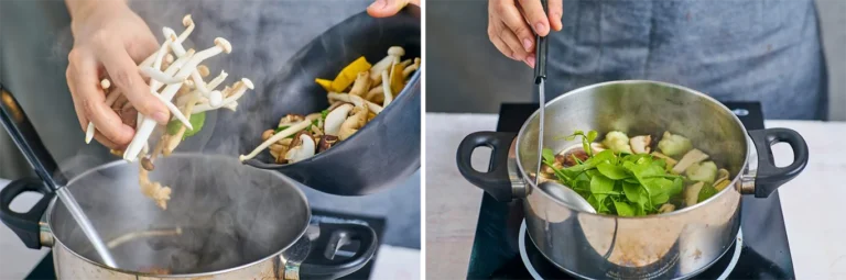 แกงเห็ดรวมใส่ผักอะไร บ้าง
