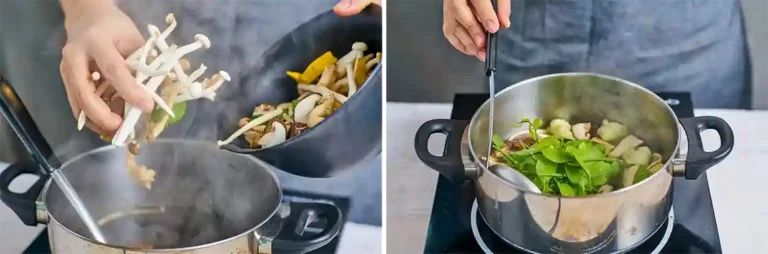 แกงเห็ดรวมใส่ผักอะไร บ้าง